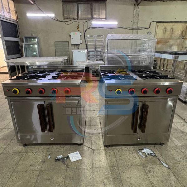 اجاق چهار شعله فر دار