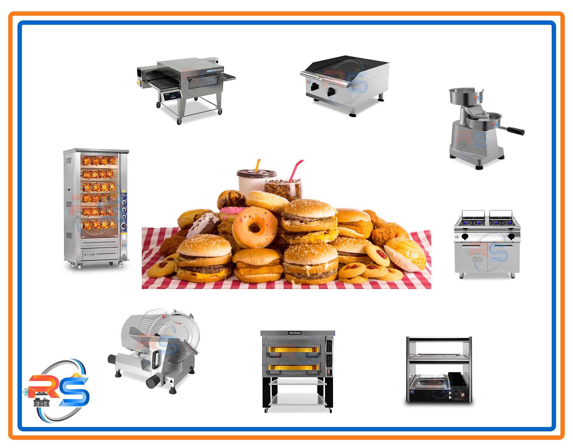 تجهیزات راه اندازی مرغ سوخاری