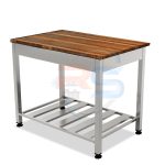 میز کار با رویه چوبی صنعتی