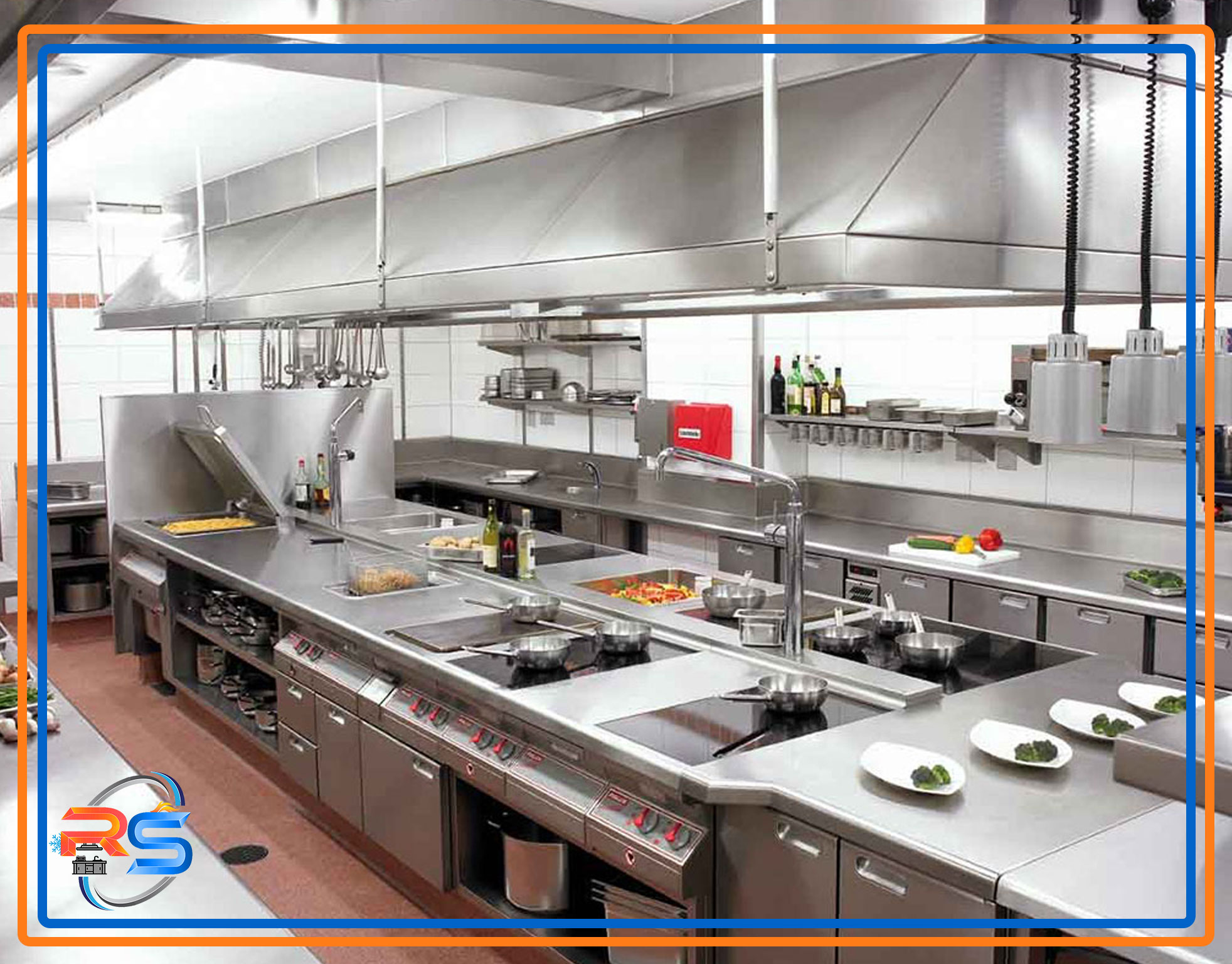 طراحی آشپزخانه صنعتی