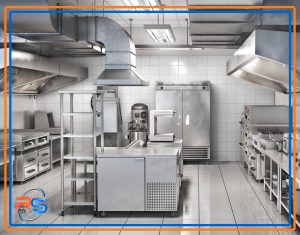طراحی آشپزخانه صنعتی