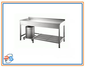 میز کار صنعتی شوت زباله
