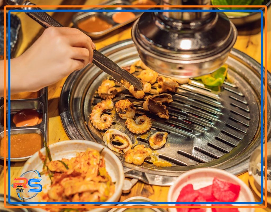 منوی رستوران کره ای