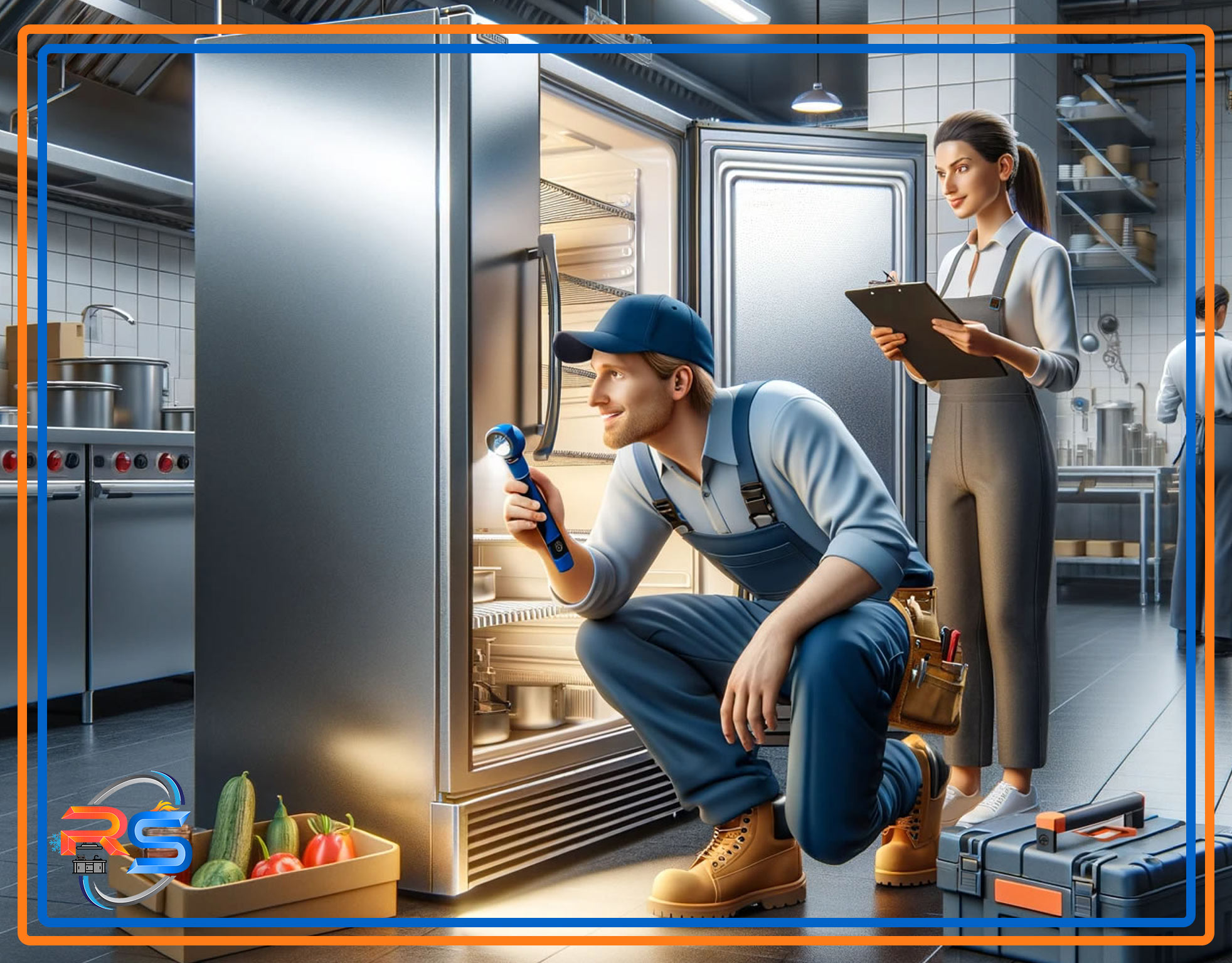 نگهداری یخچال صنعتی