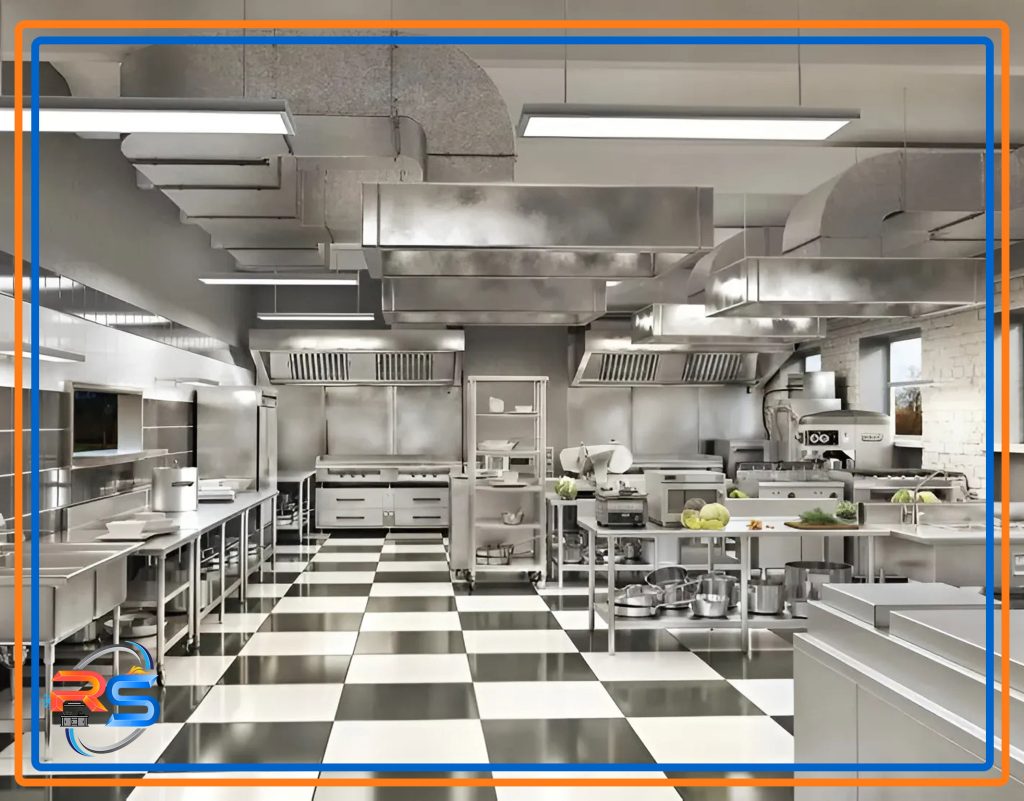 آشپزخانه رستوران کوچک