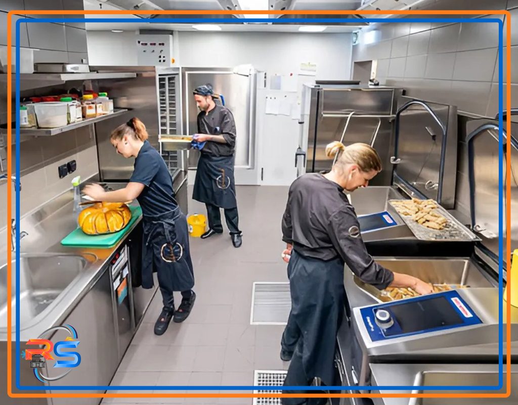 طراحی بهداشتی آشپزخانه صنعتی