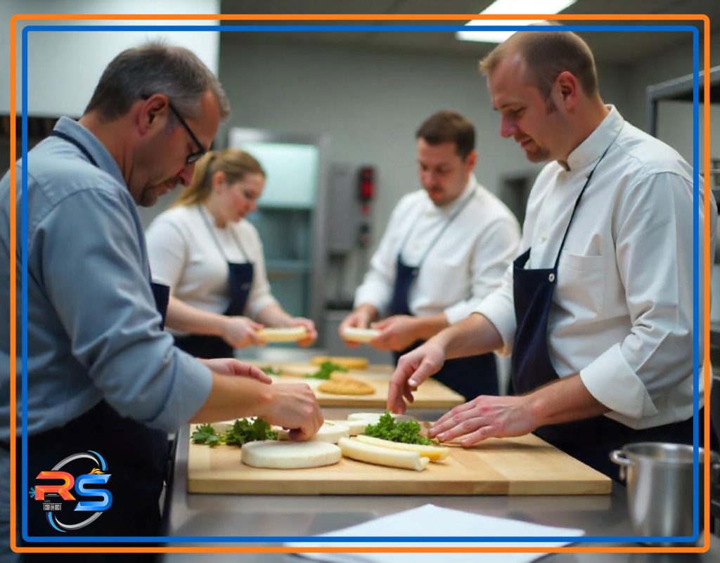 مراحل راه اندازی تهیه غذا