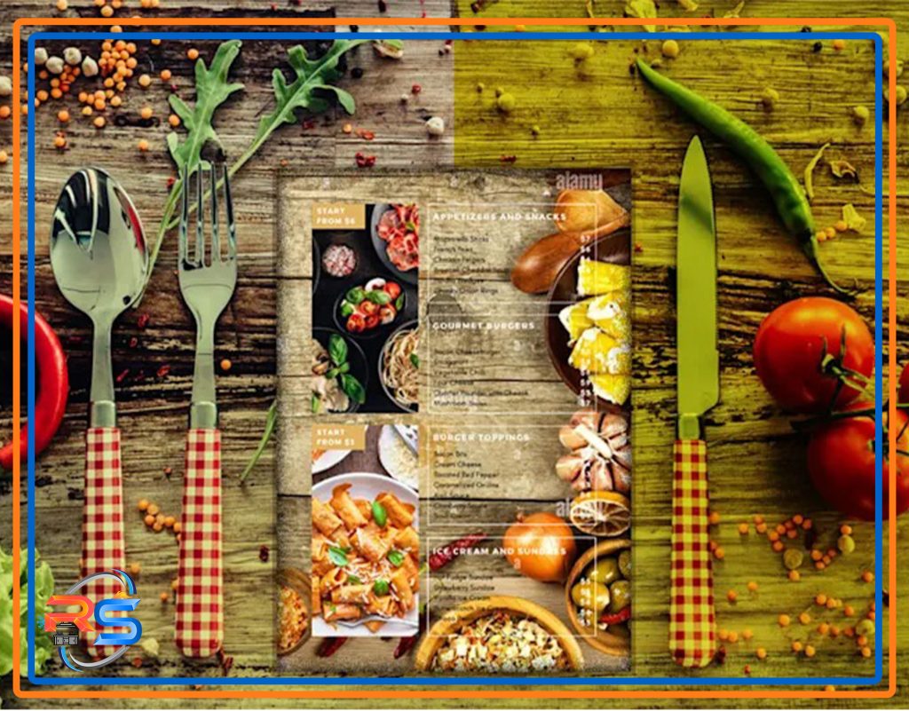 اصول طراحی منو رستوران