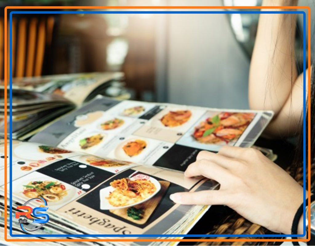 نکات طراحی منو رستوران
