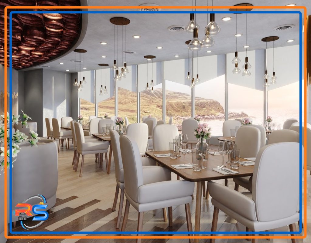 اصول چیدمان میز و صندلی رستوران 3 نحوه-چیدمان-میز-و-صندلی-رستوران
